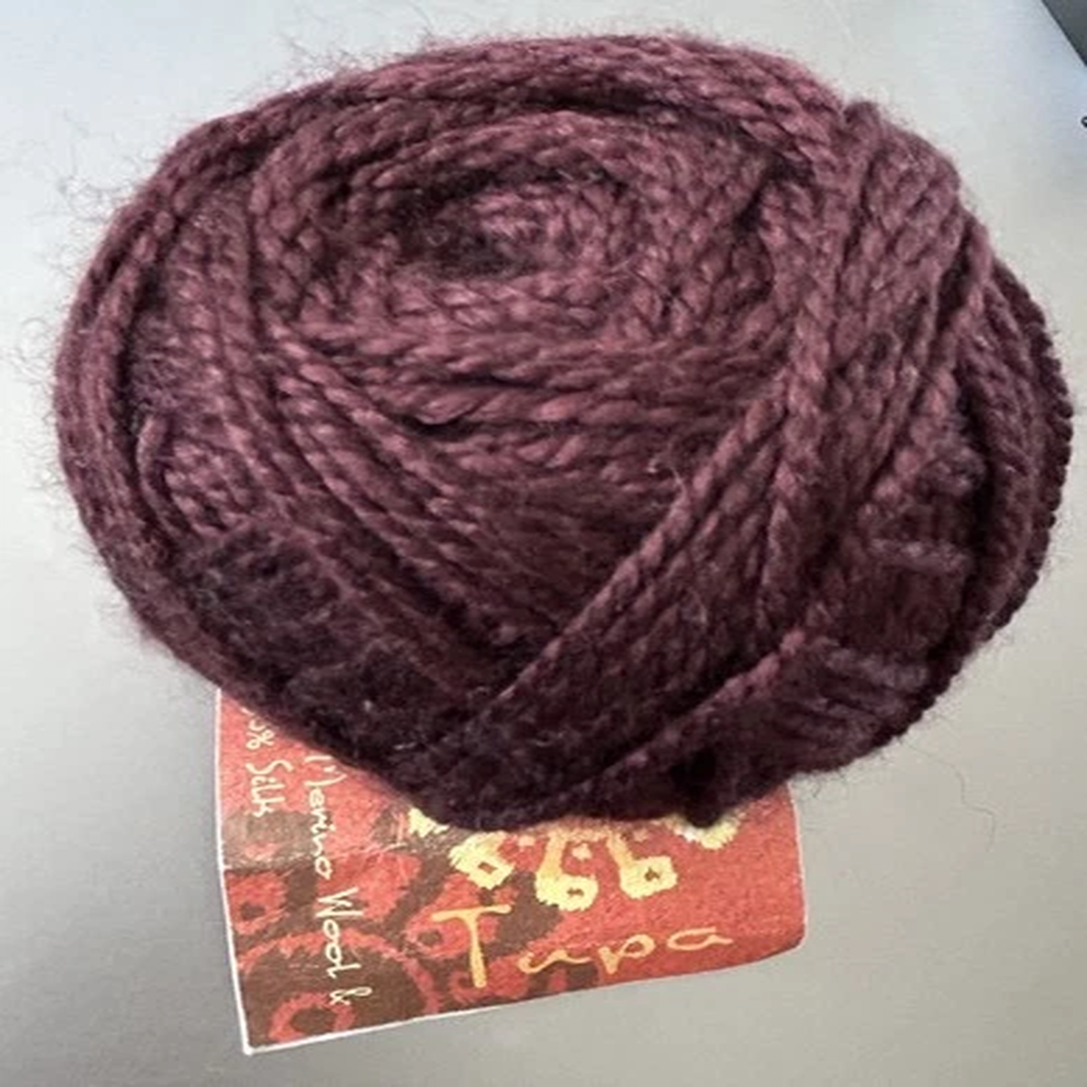 Luxury 50g Ball Of Mirasol Tupa 50% silk 50% Merino Wool yarn, Color No 810