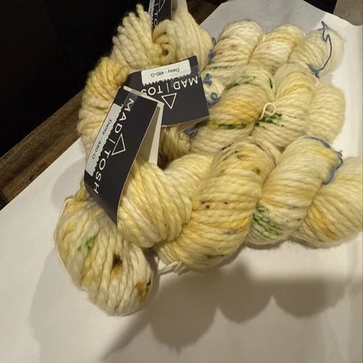 Madelinetosh Home Yarn Hand Dyed /110 Yds/SW Merino/ Daisy Yellow Lot 3