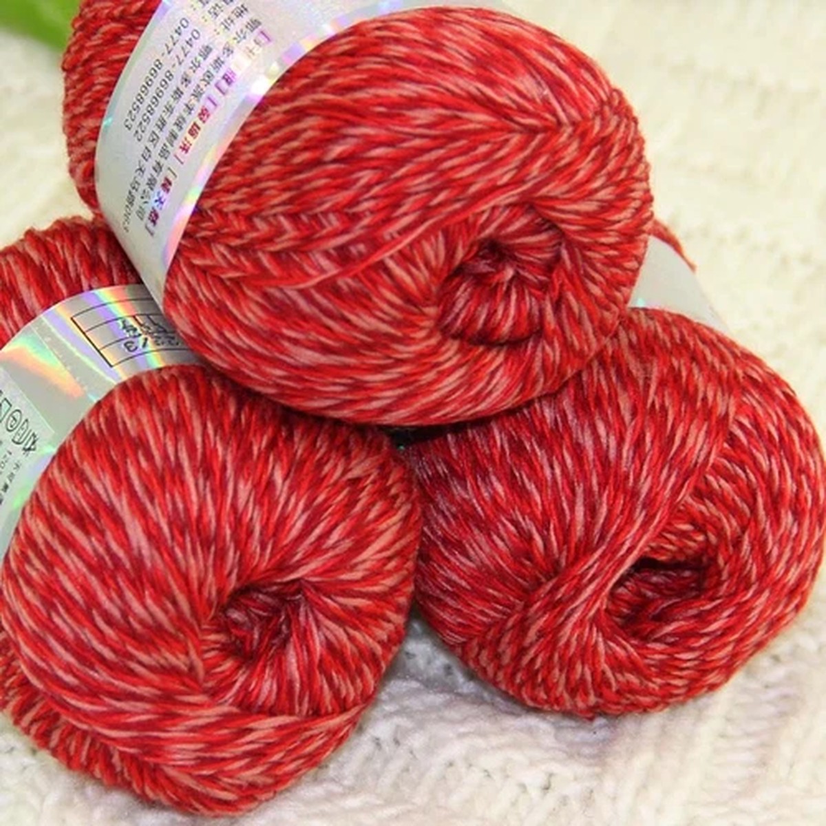 New Sale Soft 3 Skeins x50g Pure Cashmere Blankets Hand DIY Knit Wool Yarn 32