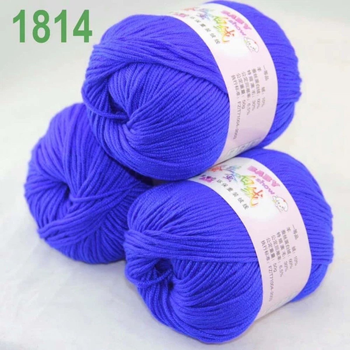 Sale 3 Skeinsx50g Cashmere Silk Wool Baby DK Hand Blankets Crocheted Yarn 14