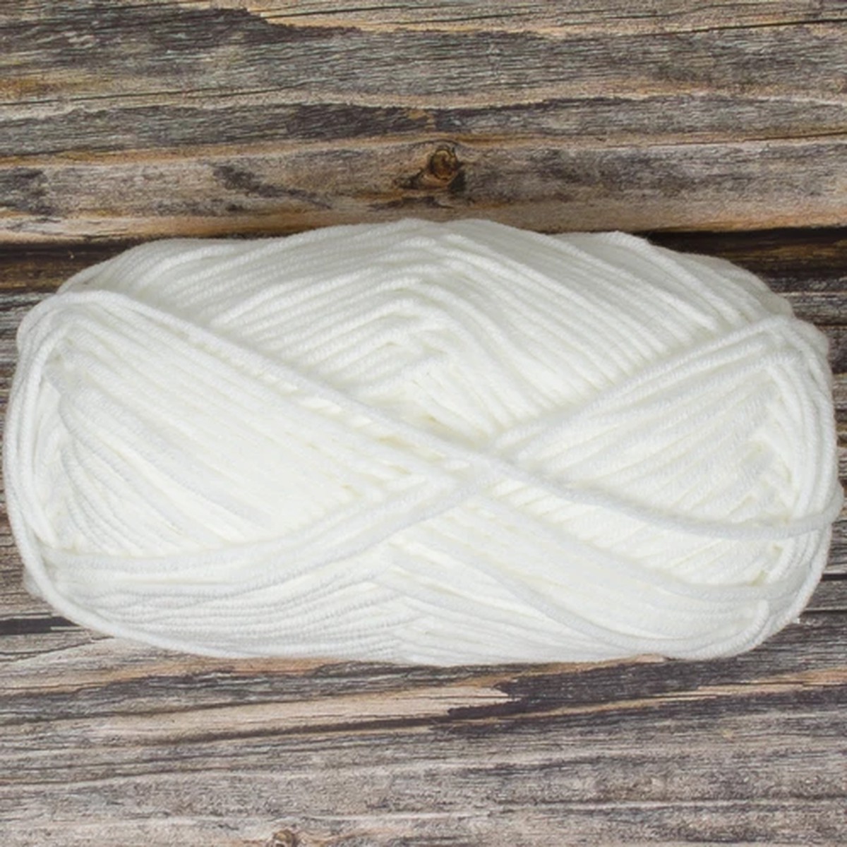 Velvet Yarn (Dyed White) 50g 90m 10ply Kids Acrylic Wool Knitting Crochet