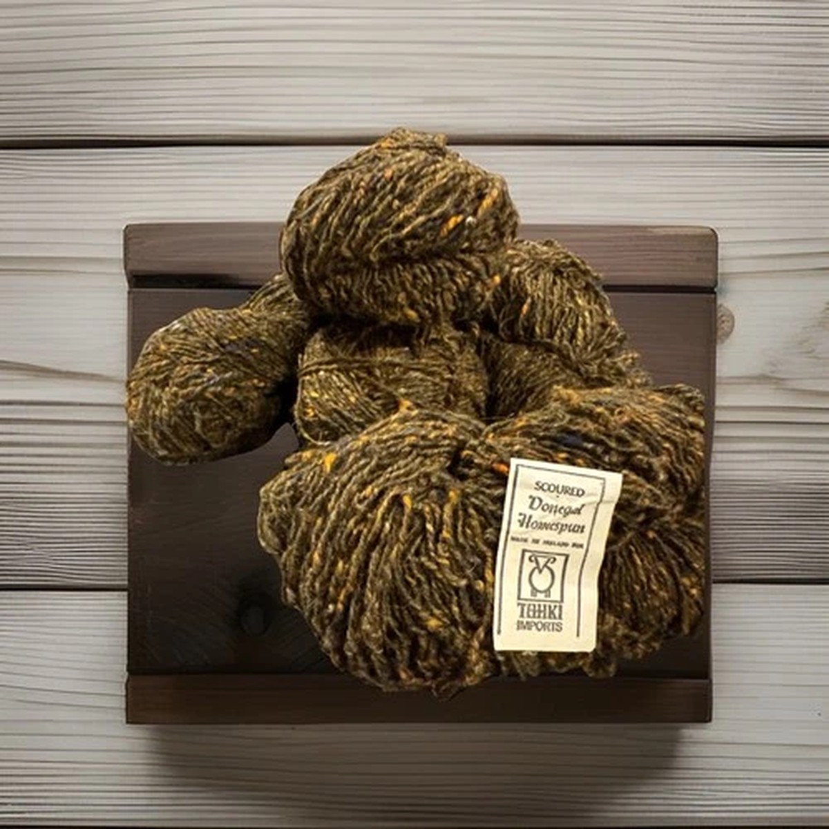 Vintage Tahki Donegal Homespun Wool Yarn. Made In Ireland 5 Skeins RARE HTF