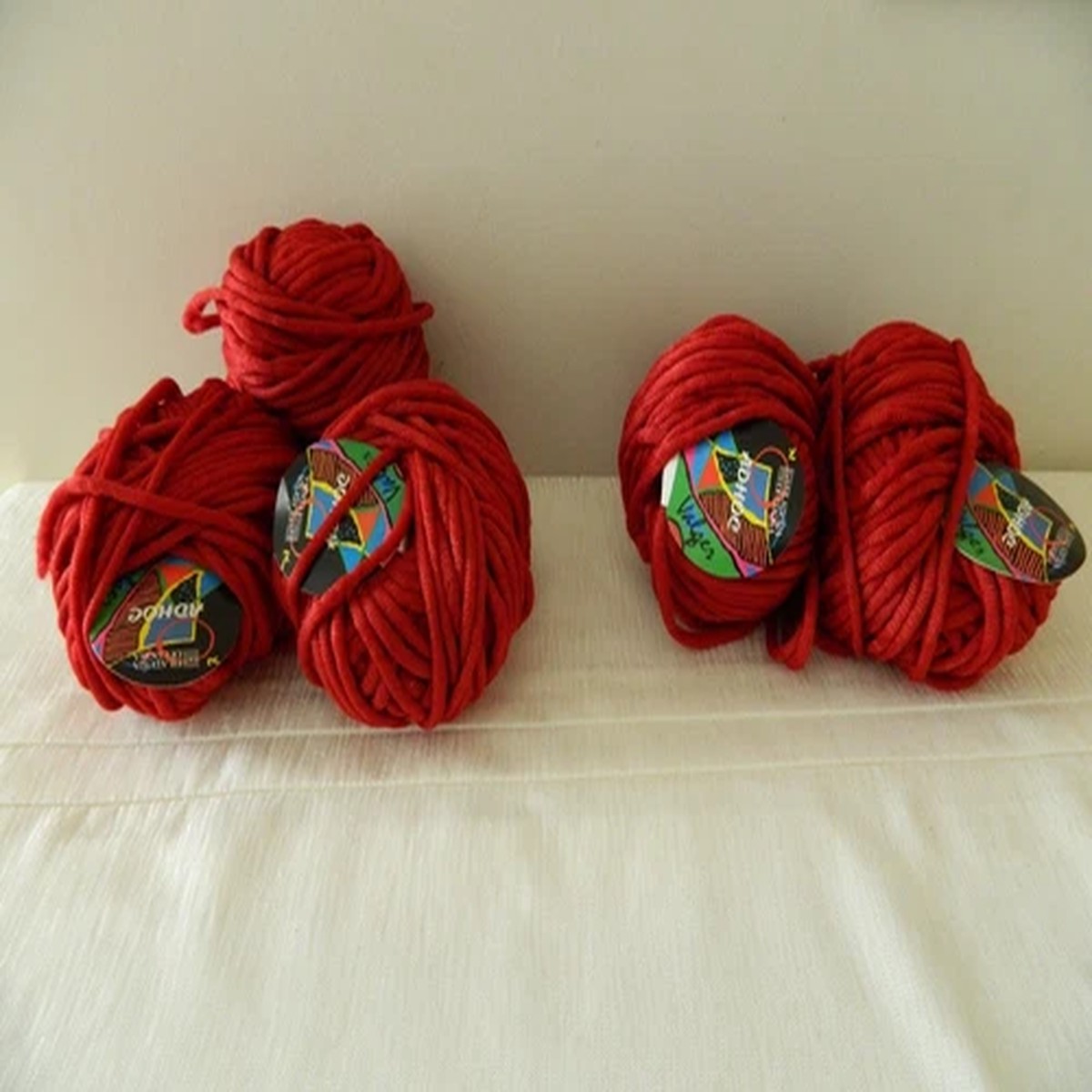 Yarn Filatura Di Crosa ADHOE Wool Polyamide Red Lot Knitting Craft Hobby Italy