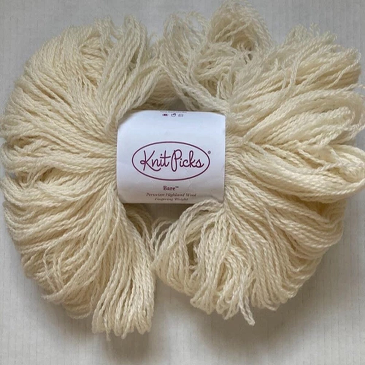 Knit Picks Peruvian Highland Wool Fingering Weight "Bare" 440 yds/100 grams