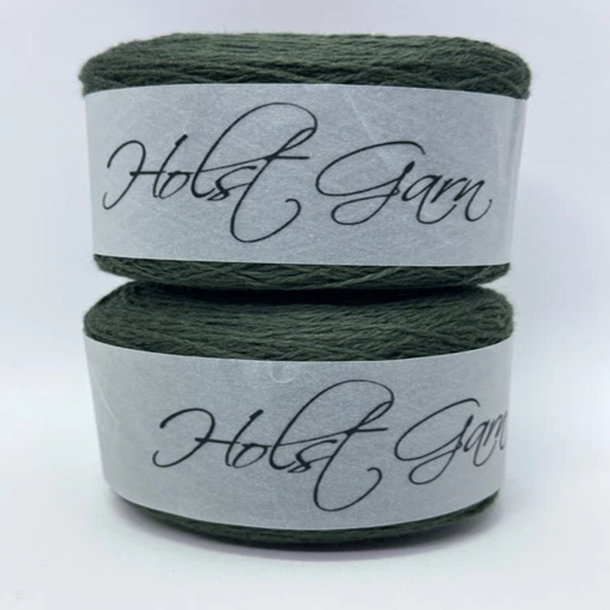 Lot of 2 Holst Garn Coast - Army - 2 Rolls 50g/314 Yards Each Roll 100% Wool
