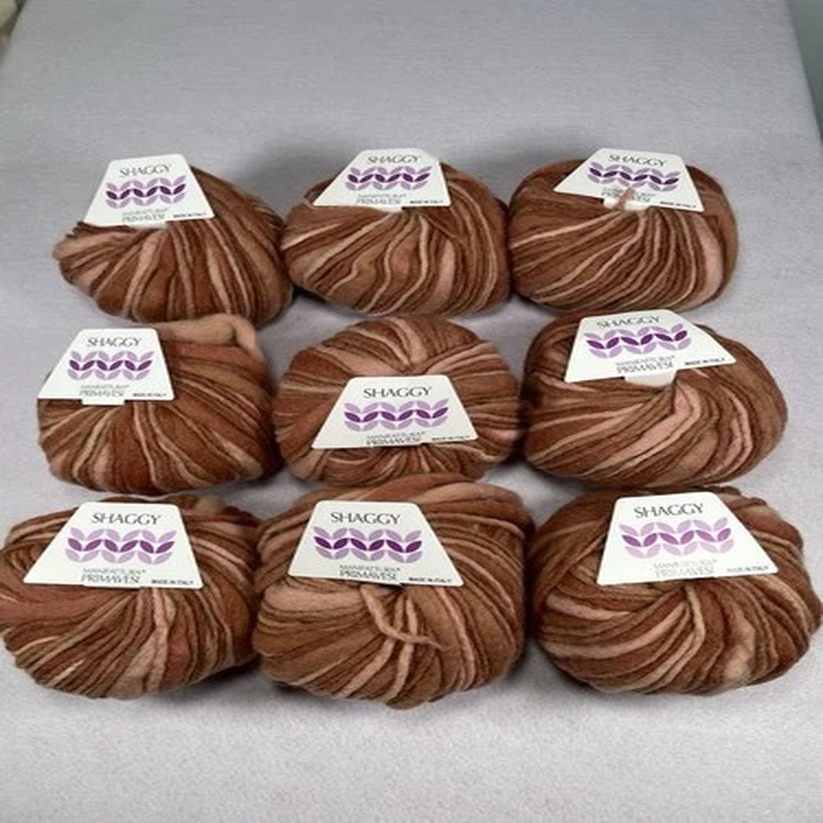 ROVING yarn Lot- 9 Skeins (~50g Ea) Primavesi wool blend *READ* Color #132