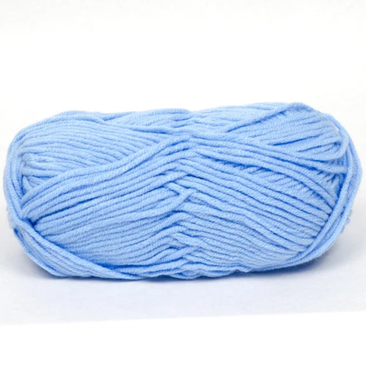 Velvet Yarn (Dyed Sky Blue) 50g 90m 10ply Kids Acrylic Wool Knitting Crochet