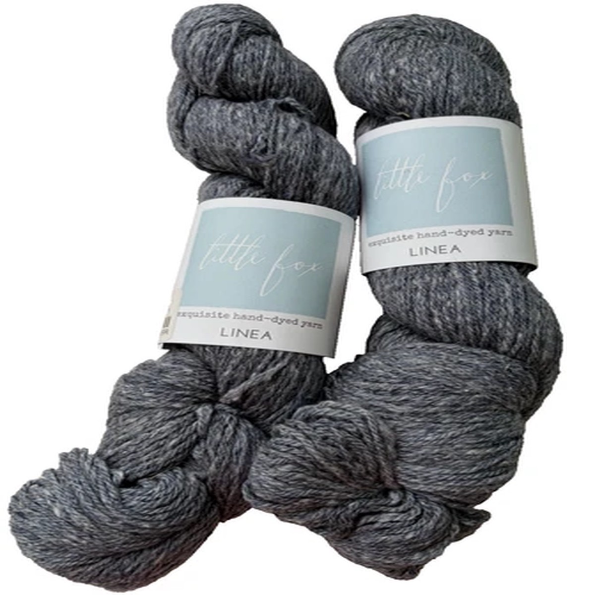 2 - LITTLE FOX - LINEA - BLUEBERRY HILL - Merino Wool Cotton + Blend - 320 yds