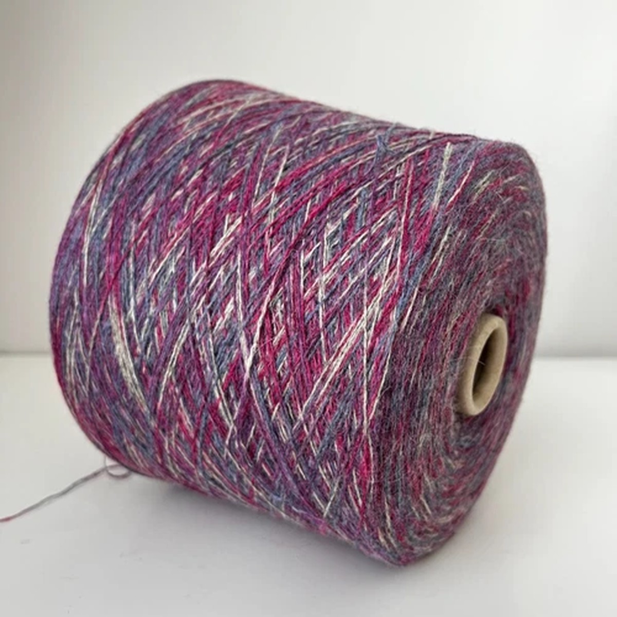 Alpaca Merino Mohair Yarn Color Stampa Viola 700m/100g, per 100g (3.52oz)