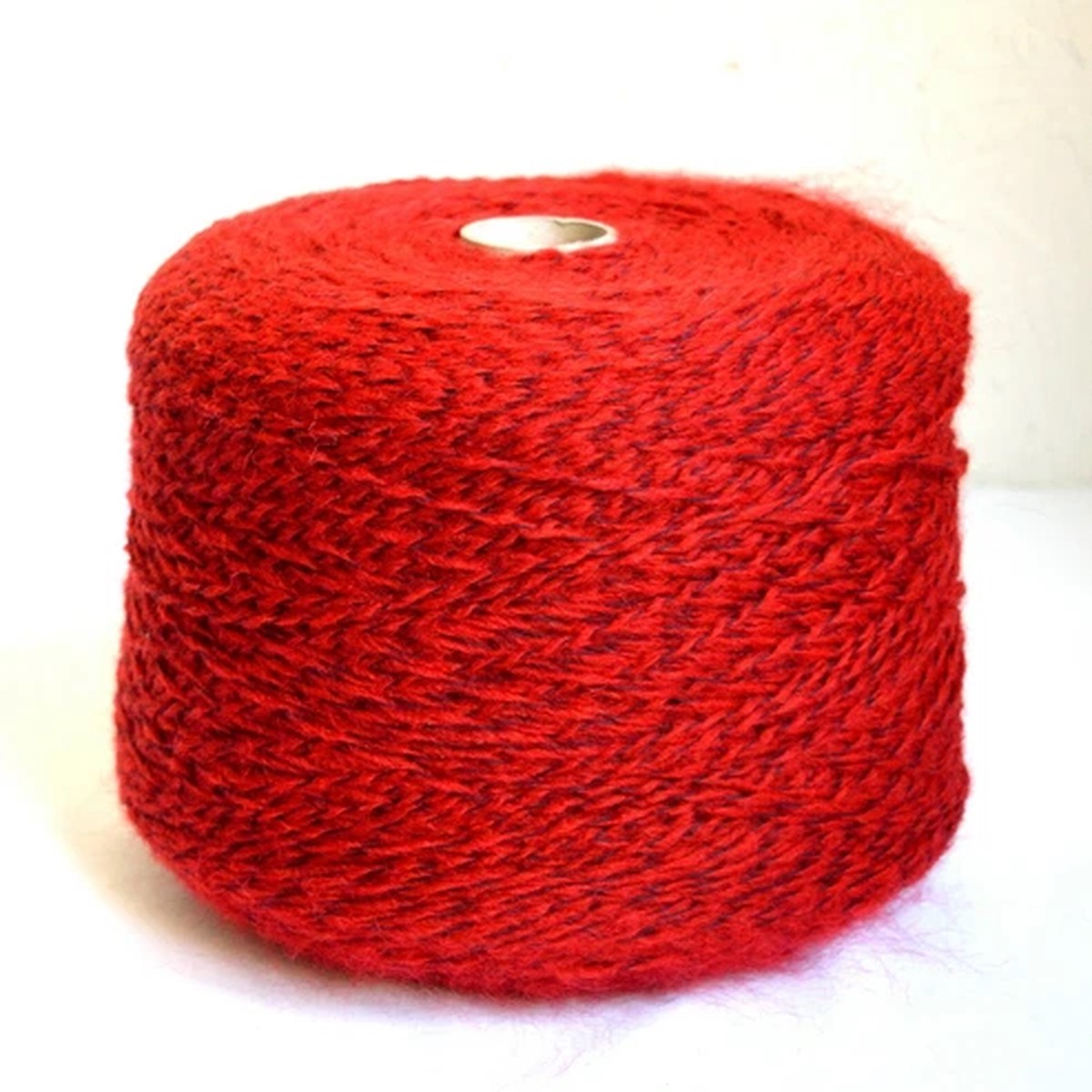Italian merino wool - cotton yarns, 1.9 lb / 850 grams cone