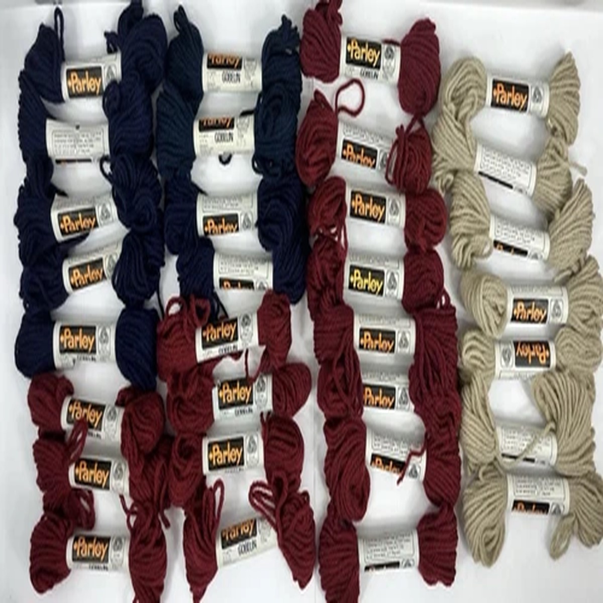 Mixed Lot of 30 Parley Wool Yarn Gobelin Holland Assortment Shades Wool