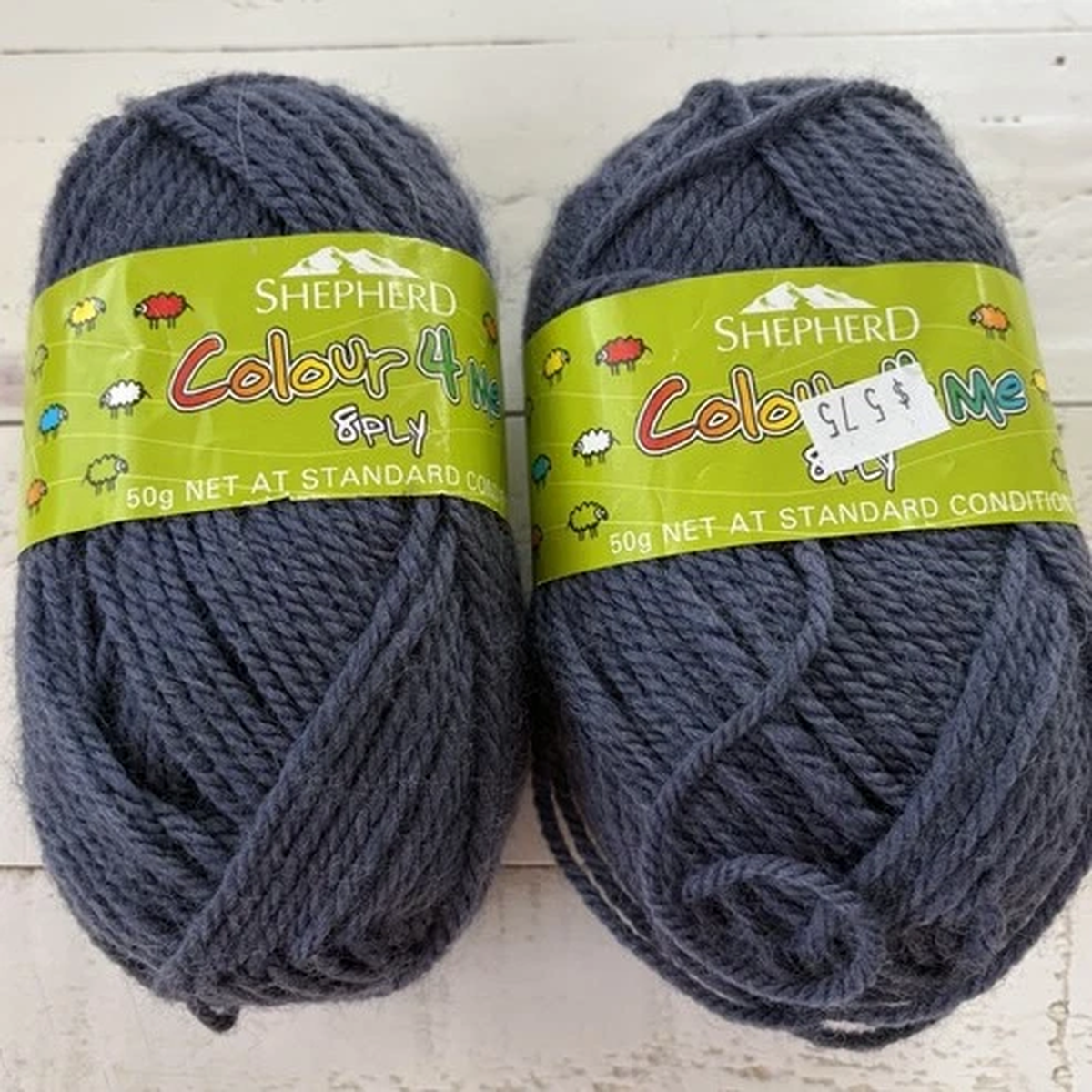Sheperd Colour 4 Me Yarn. Navy. Two Skeins 100%wool Made In Australia