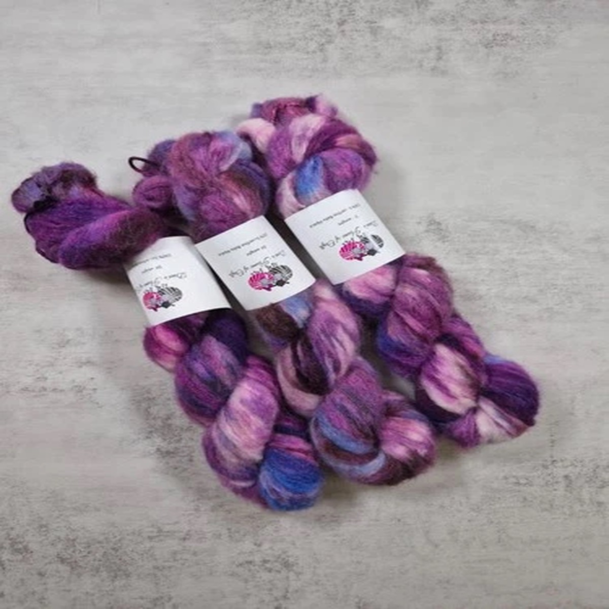 Superfine Baby Alpaca yarn, DK weight, 50 g, TWILIGHT BLOOM