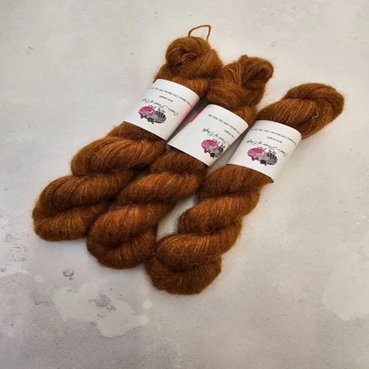 Yak Cloud yarn, Lace weight, 50 g, TOBACCO
