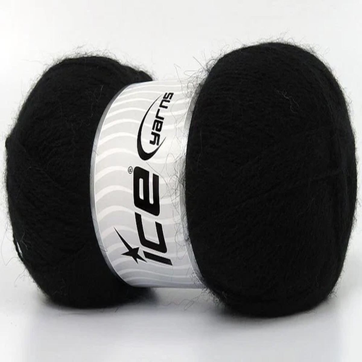 Black Mohair Pastel Yarn 80806 Ice Acryl Wool Mohair Fine Wt 100g 546y