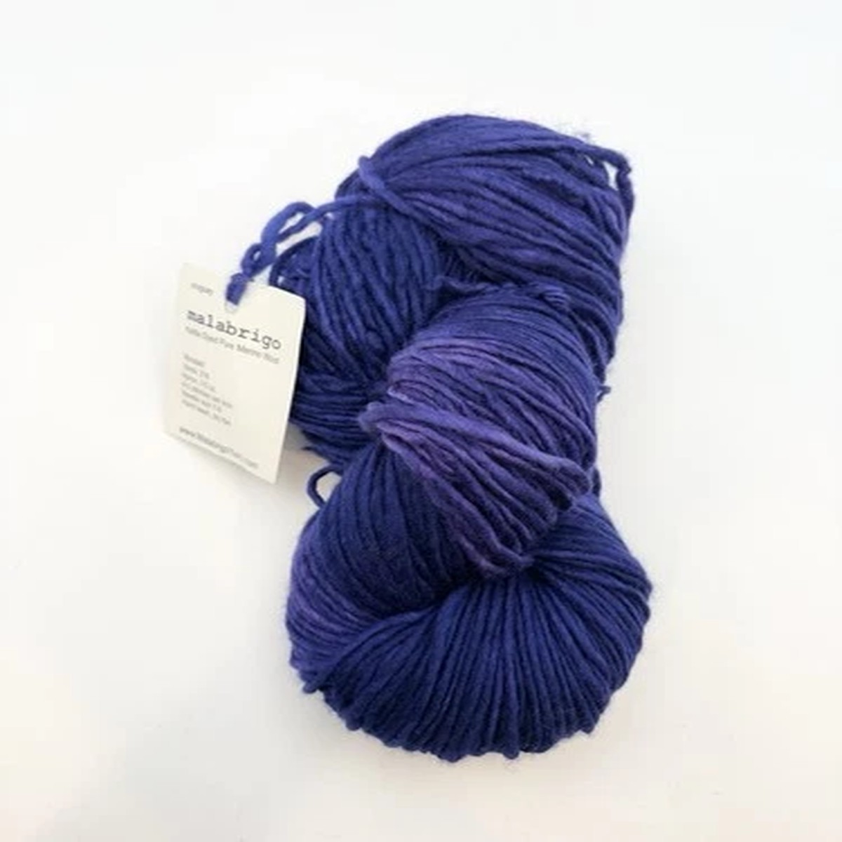 Malabrigo Worsted Kettle Purple Mystery 216yds Merino Wool Tonal