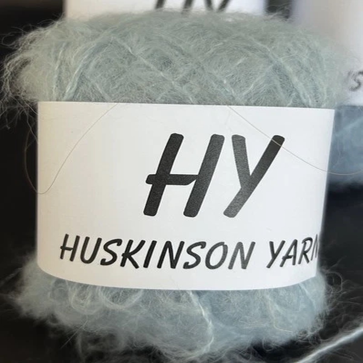 Mohair Wool Yarn 50g Ball Pale Blue 78% Mohair Double Knitting (2NM)