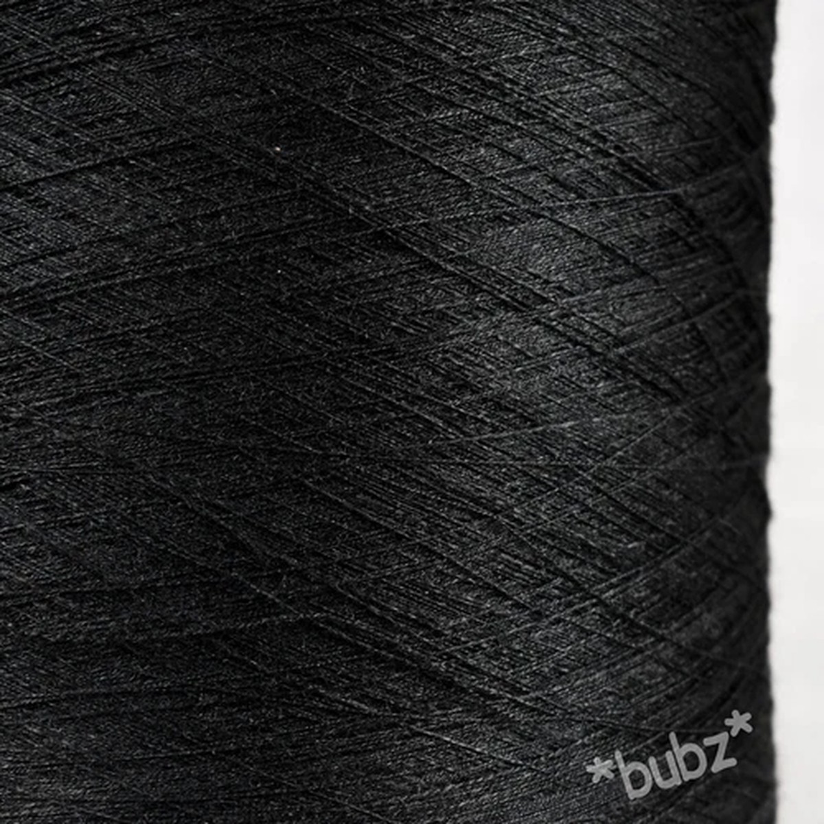 STUNNING FINE PURE SILK COBWEB YARN BLACK 200g CONE MACHINE KNITTING WEAVING LAC