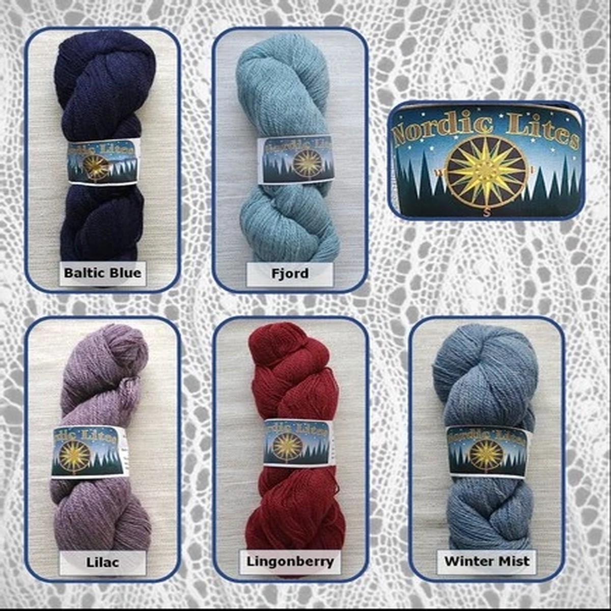 1 Hank - Nordic Lites by The Wooly West (100% Wool) 5 Colors Available