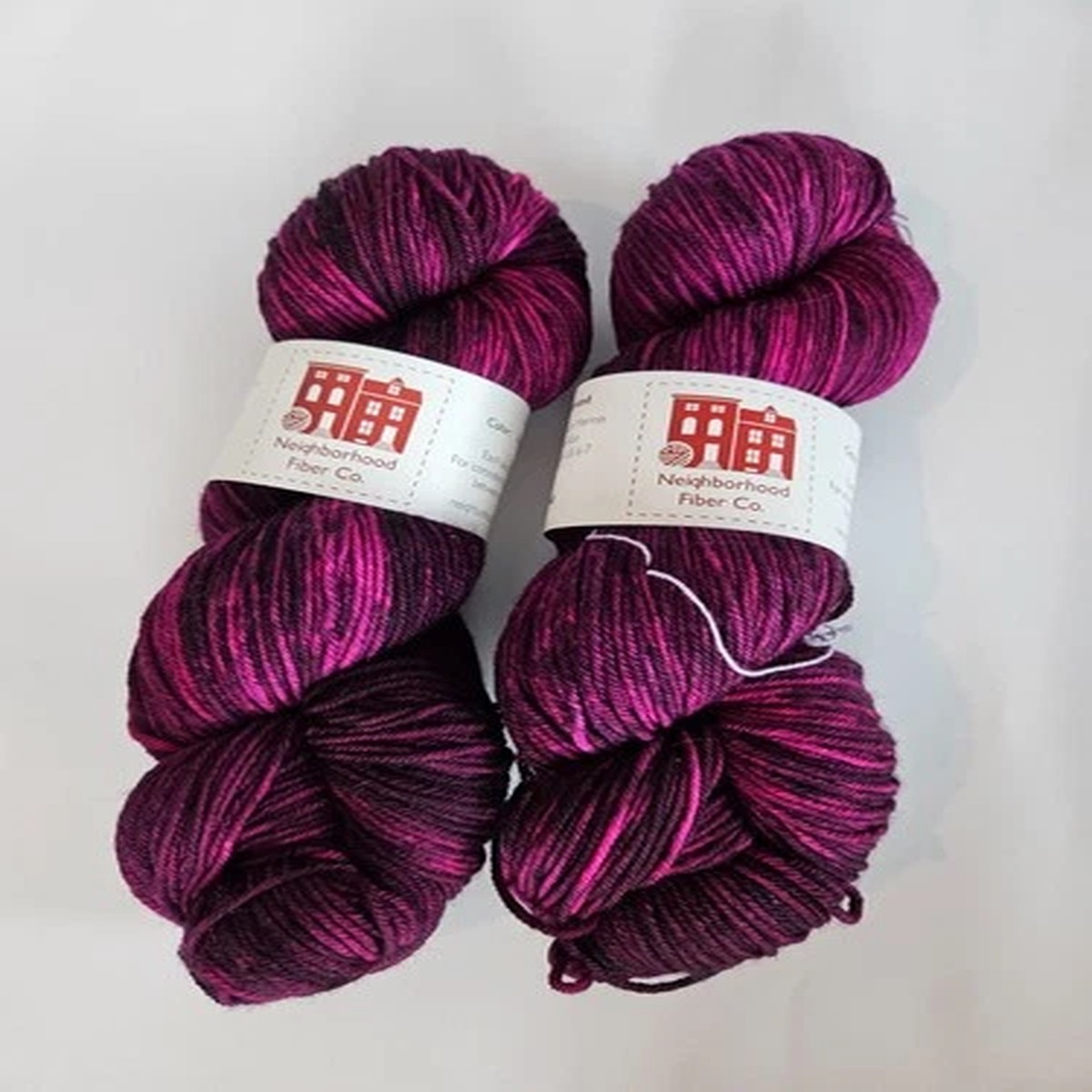 Neighborhood Fiber Co Studio Worsted in Dupont Circle 2 oversized skeins fuscia