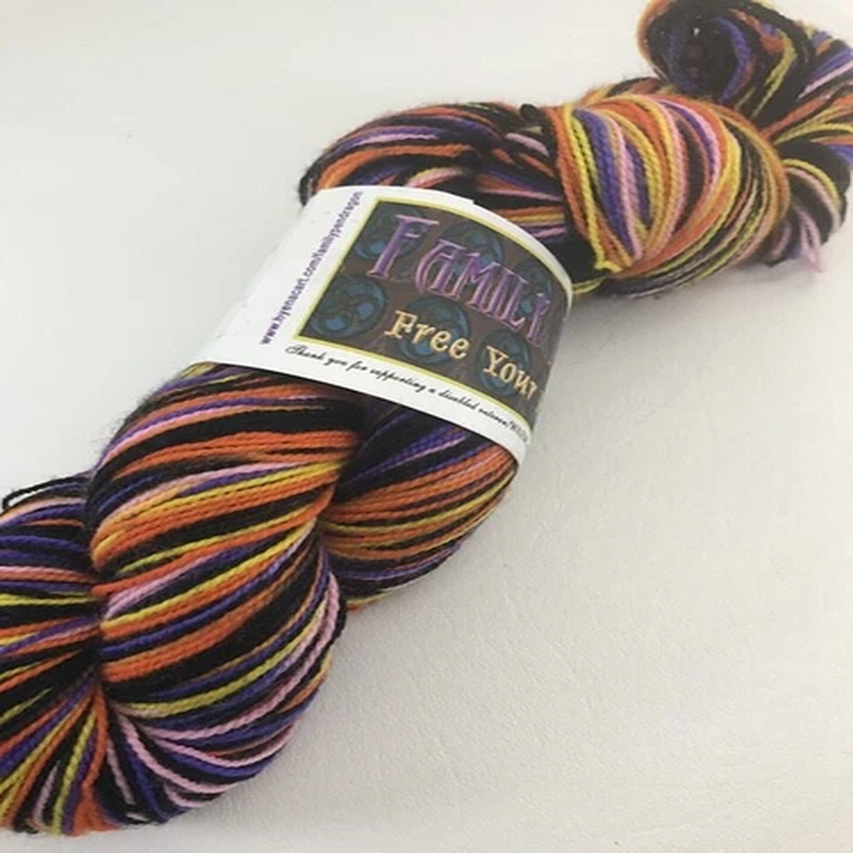 Family Pendragon Yarn Hand Dyed Self-Striping Fingering Sock ***Retired Rare***
