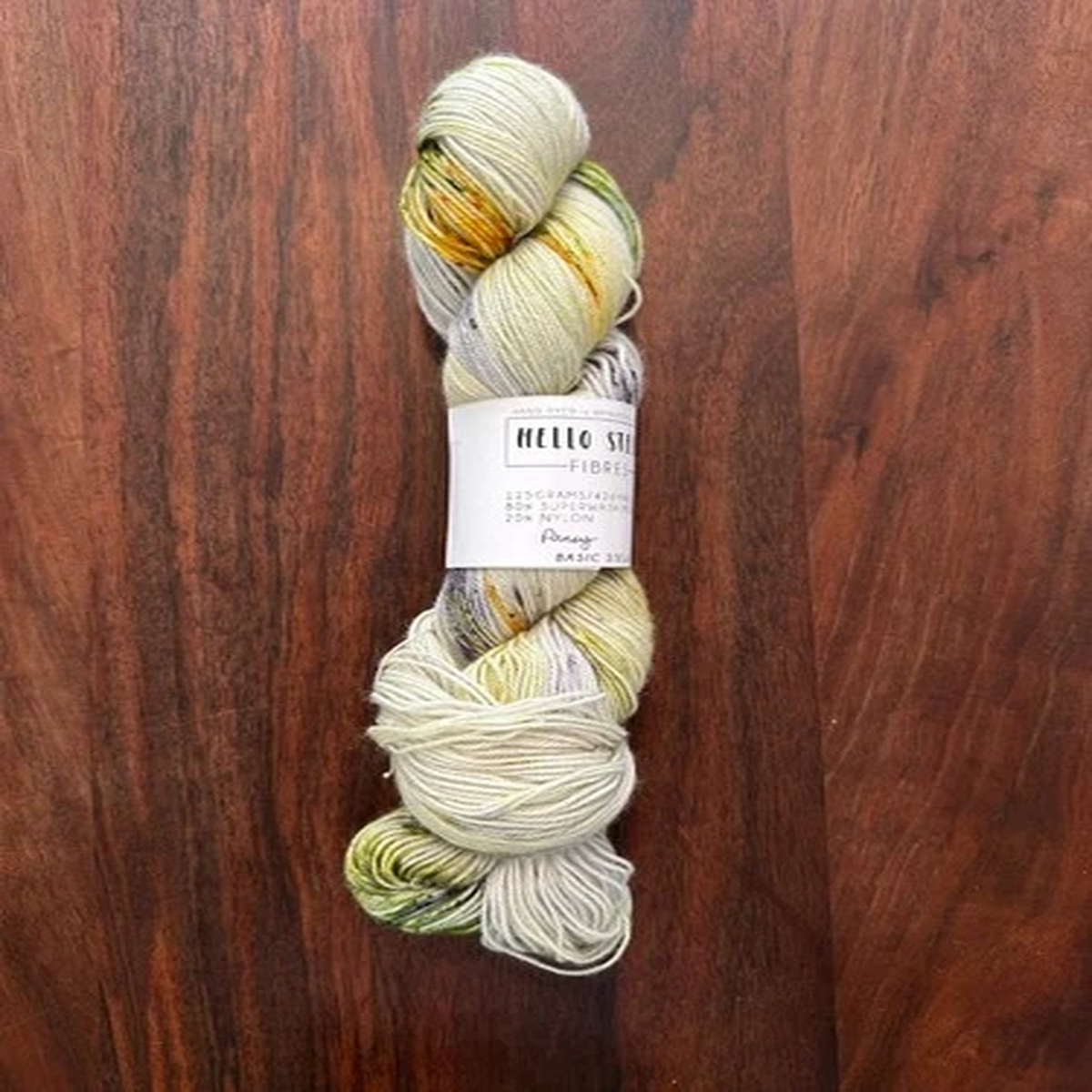 Hello Stella Fibres (Basic Stella, Merino/Nylon, Fingering/Sock) in Color: Pansy