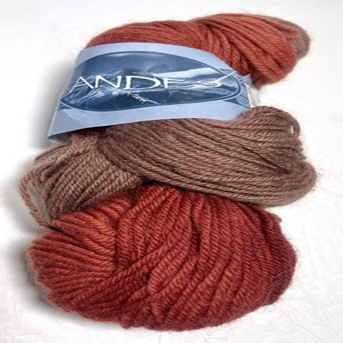 KNITTING FEVER - ESTER BITRAN Yarn. ANDES 1 PK. 15 BROWN RED. I Combine Ship