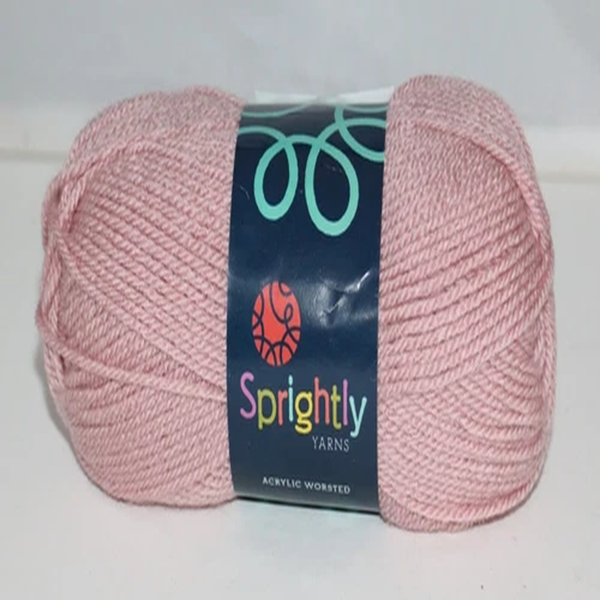 Misty Pink Yarn 3.5 oz 201 yards Sprightly Acrylic Worsted Very Soft NEW