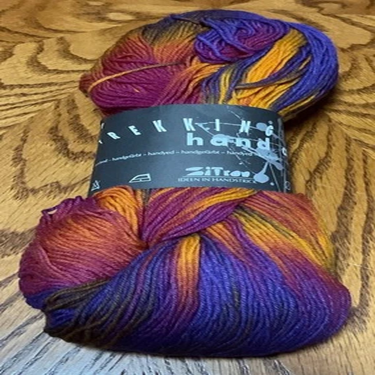New Zitron Trekking Hand Art Sock Yarn Fingering Weight 580 Colombo 100g 459 Yds