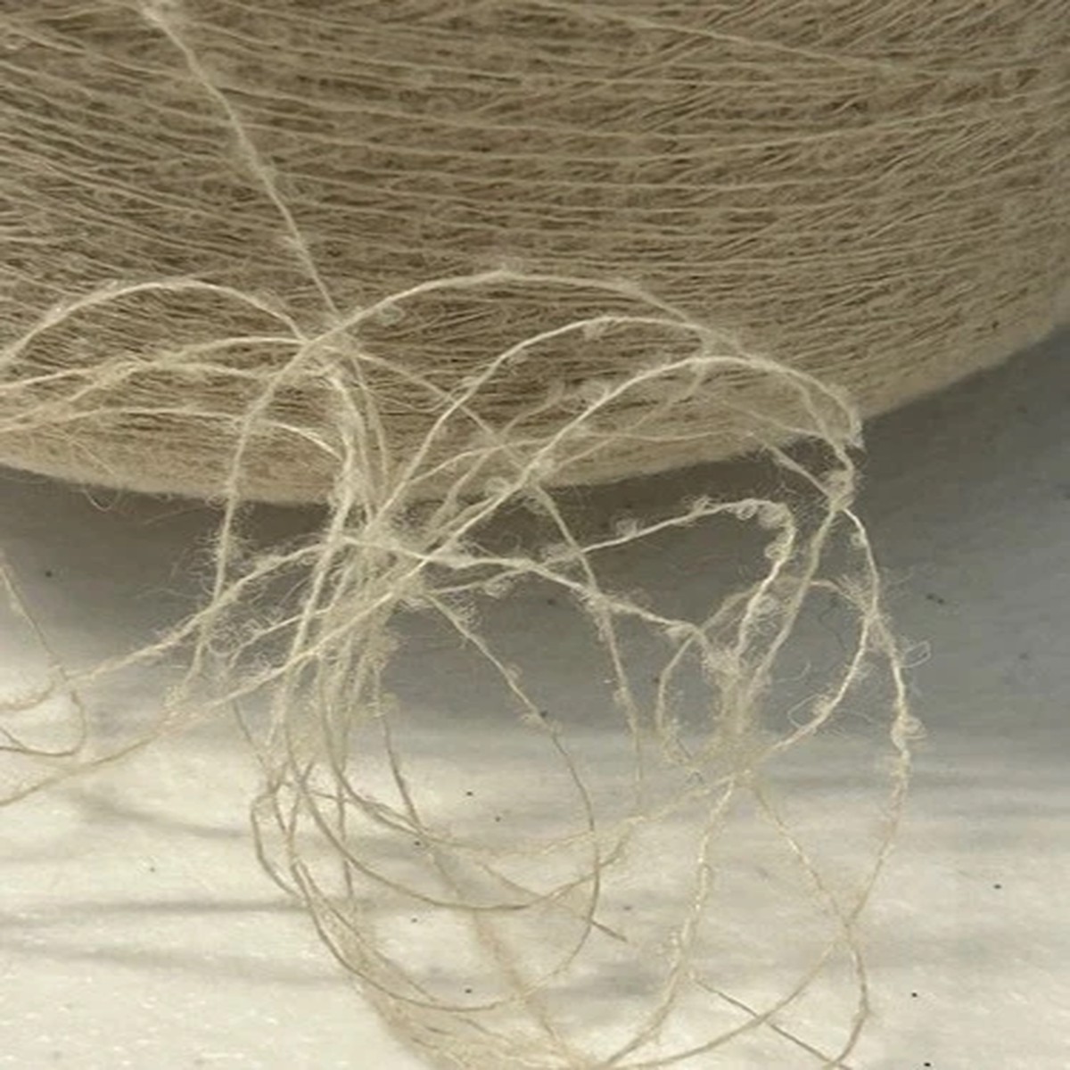 Cone Spool 1/18 Micro Boucle SOFT Baby Alpaca Wool Yarn w/Nylon 8.9oz 250g 9013H