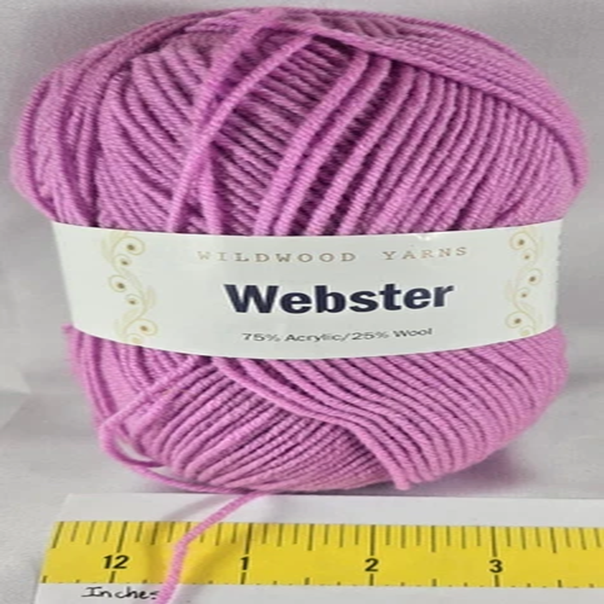 Wildwood Yarn Webster 75% Acrylic 25% Wool 300y 3oz