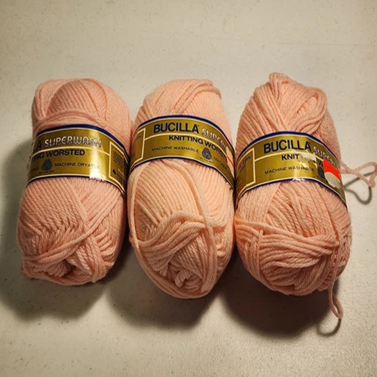 Bucilla Superwash KNITTING WORSTED Yarn~100% Wool~3 Sk.(see Full Description)