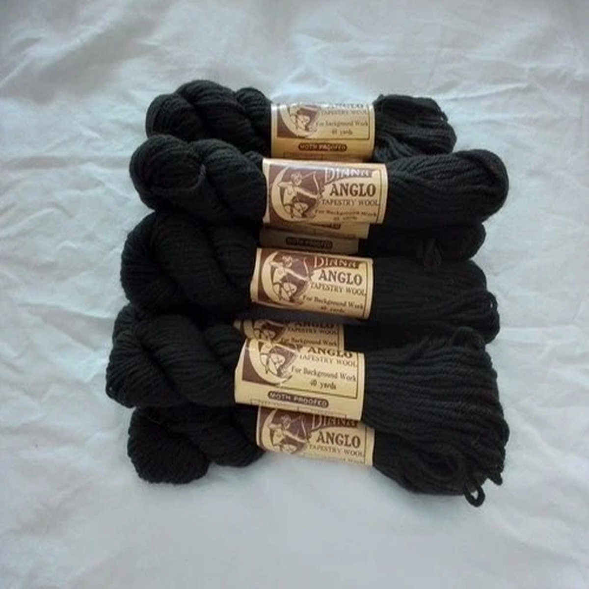 Diana ANGLO Tapestry Wool + Knitting 11= Lot 100% Wool same #'s 40 yds moth...