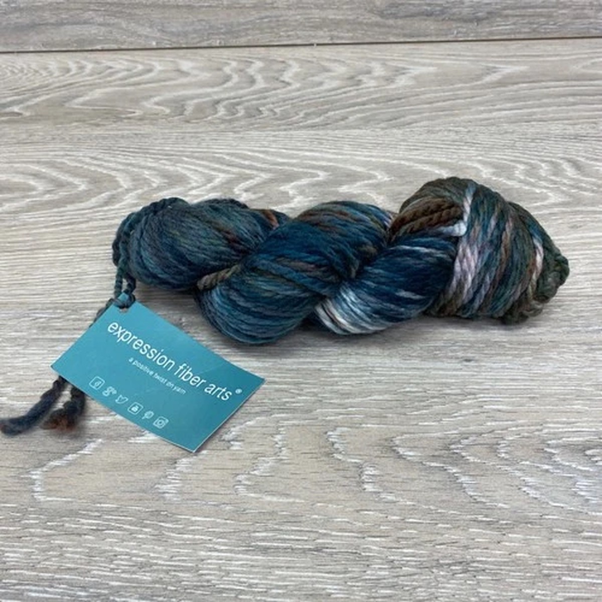 Expression Fiber Arts Yarn Buttery Bulky NOBLE 100% Superwash Merino Wool 98g
