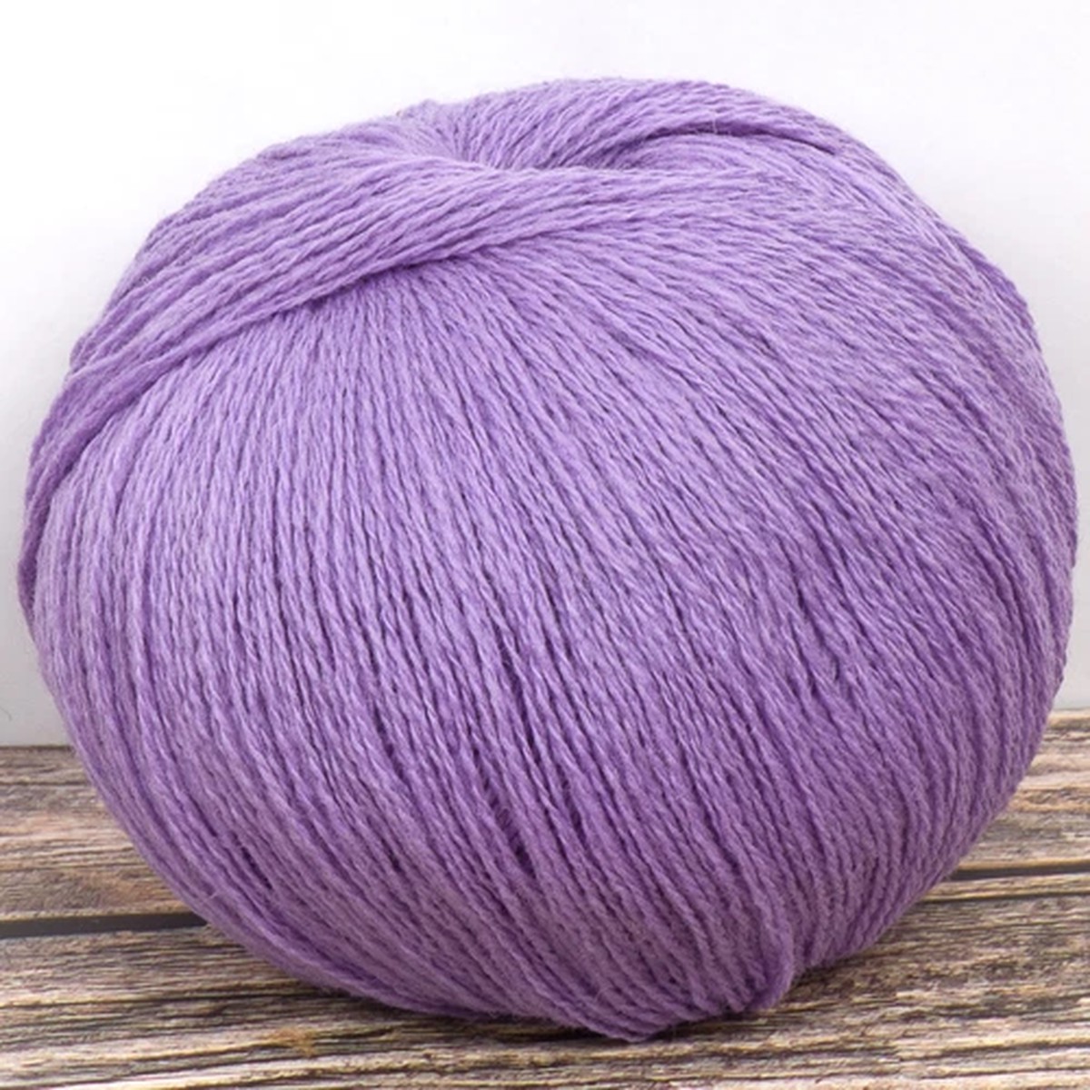 Merino Lace Yarn (Dyed Lavender) 50g 400m 2 ply Wool Knitting Crochet Weaving