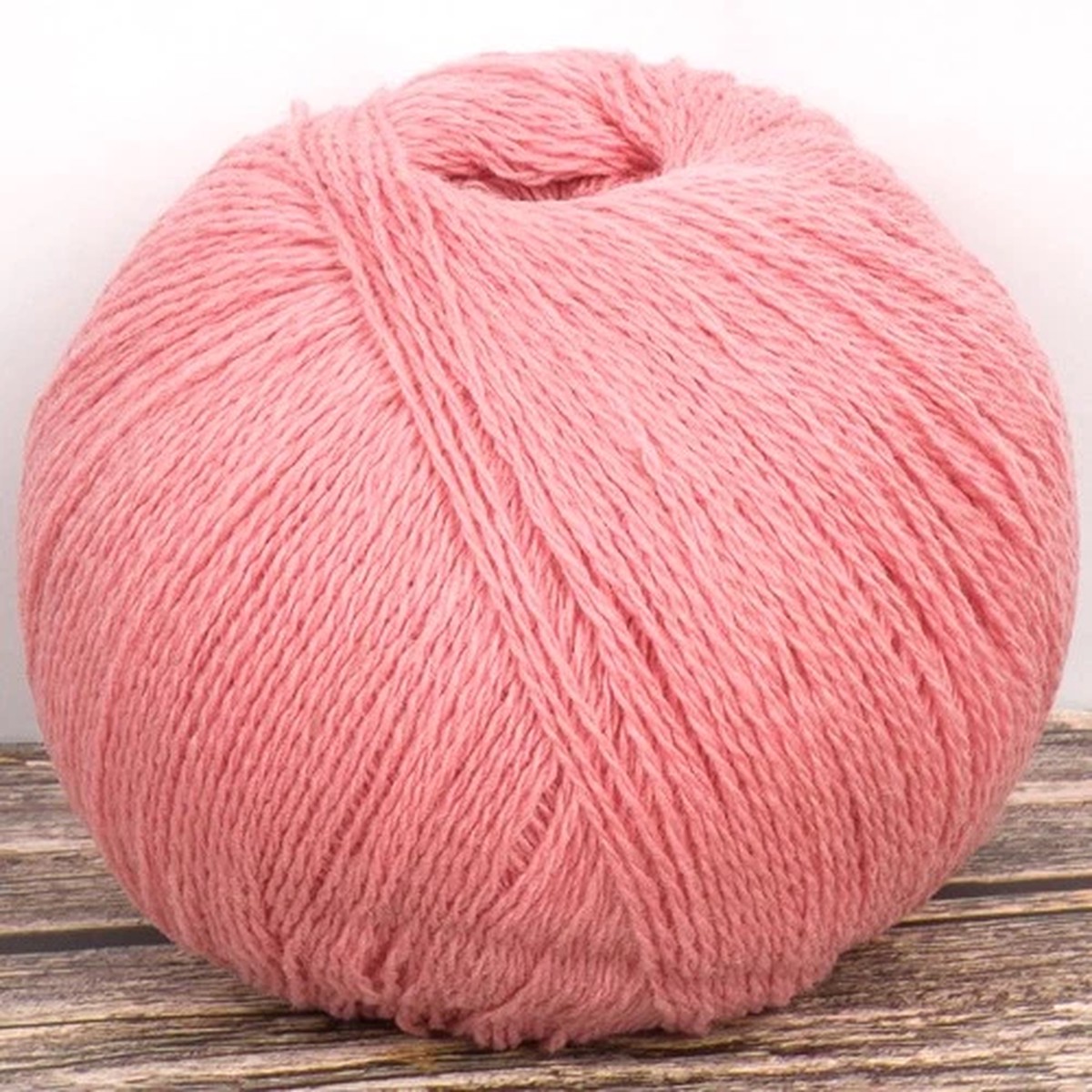 Merino Lace Yarn (Dyed Pink Flamingo) 50g 400m 2 ply Wool Knitting Crochet