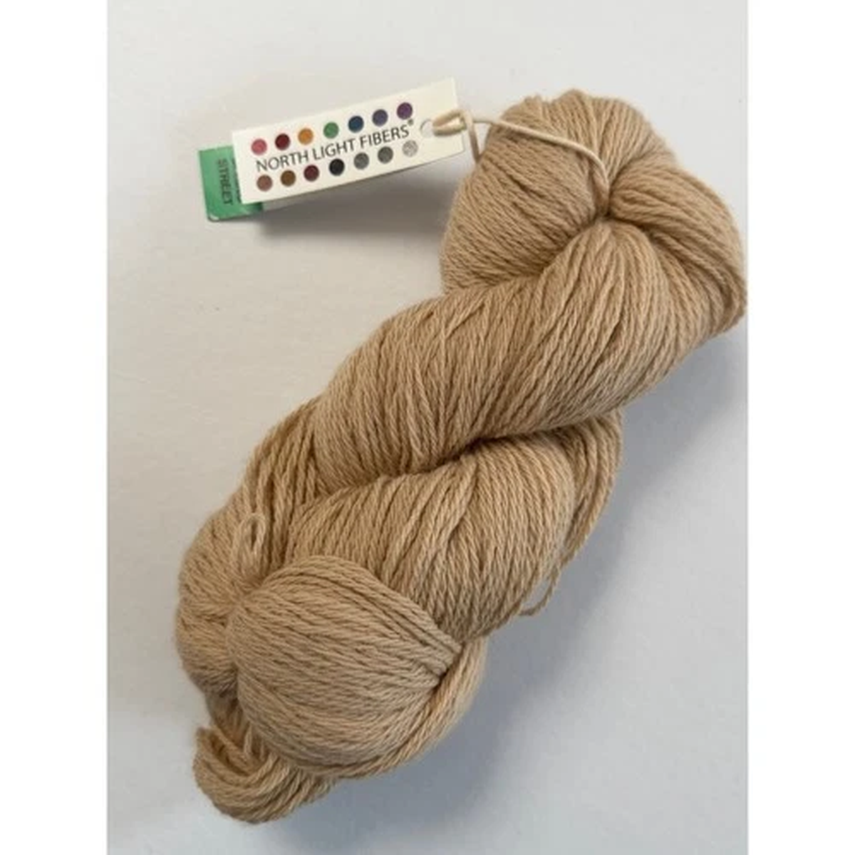 New North Light Fibers Spring Street Yarn Sand Tan 100% Falkland Islands Wool