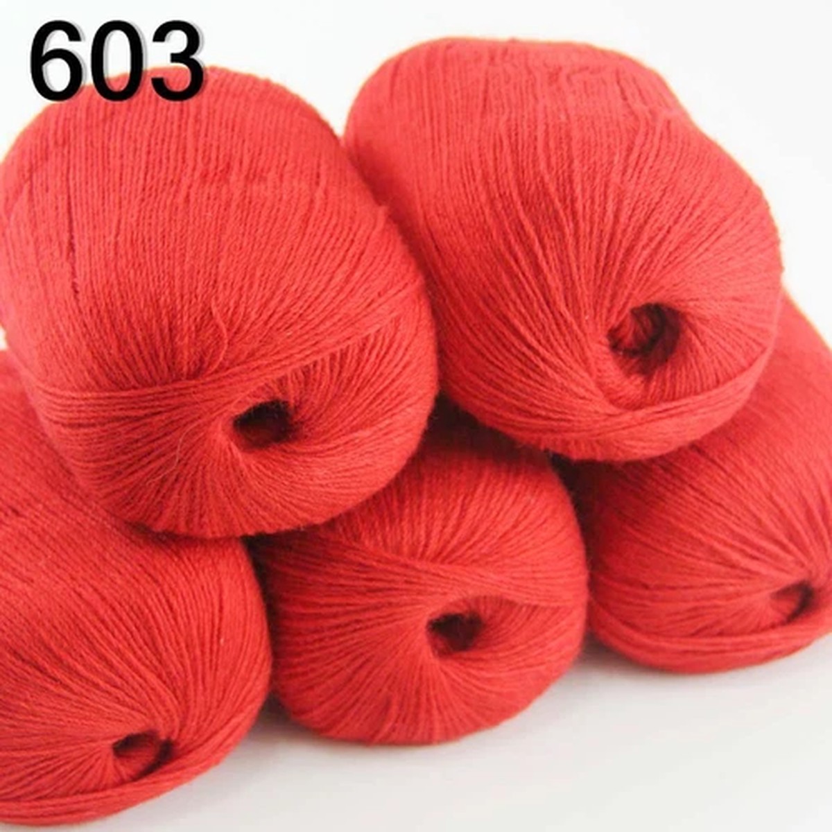 New Sale Soft 5 Skeins x50g Pure Cashmere Blankets Hand Crocheted Wool Yarn 03
