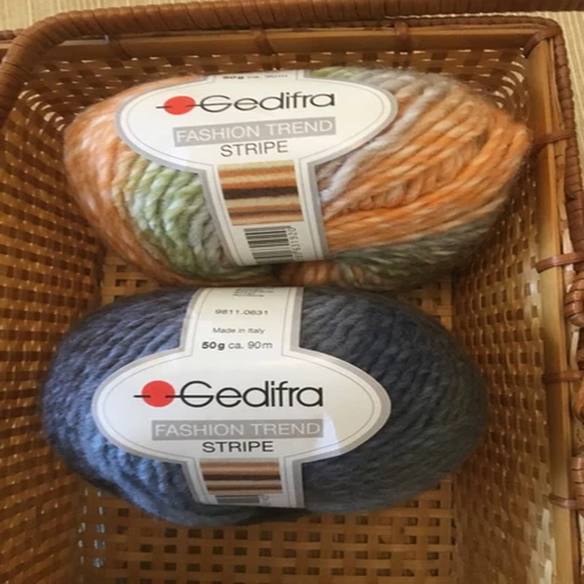Gedifra FASHION TREND STRIPE - Wool/Acrylic blend - Aran weight Yarn