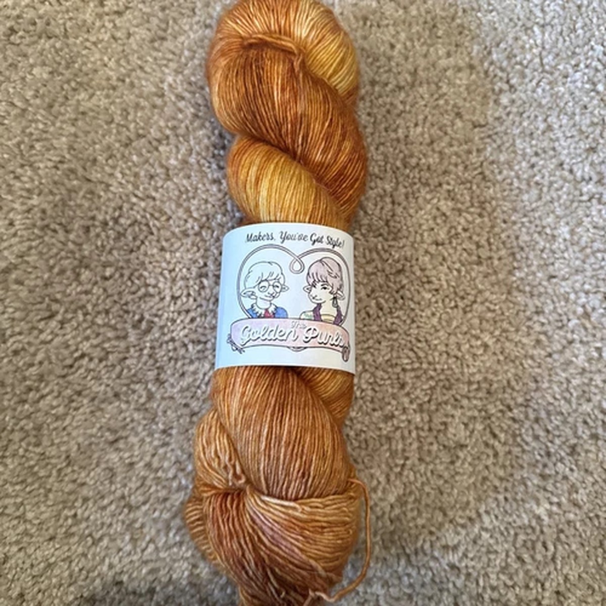 golden purls sock yarn