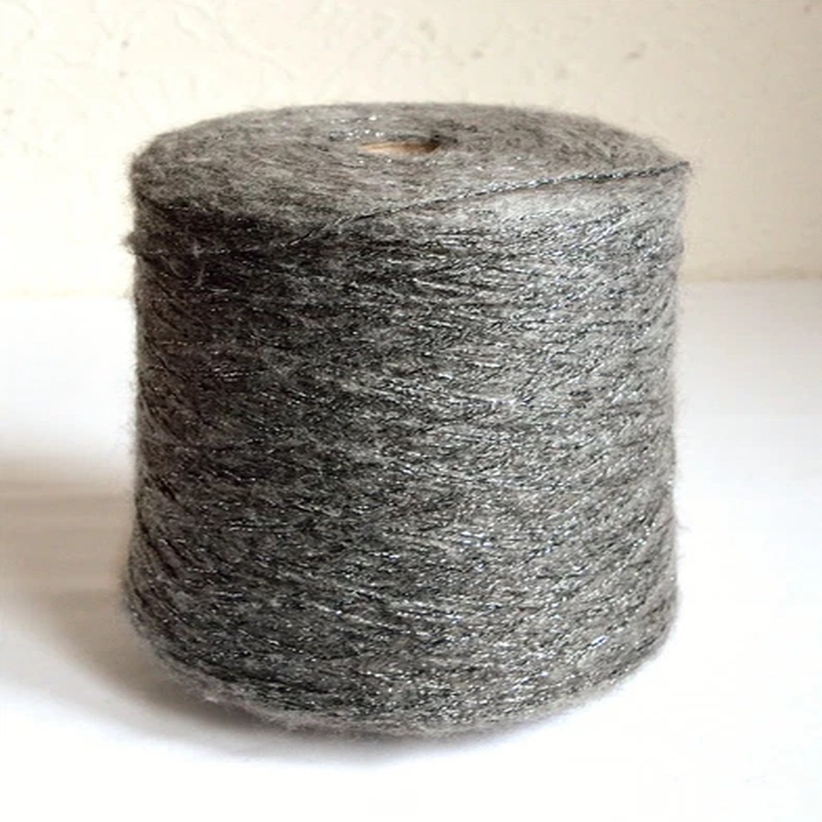 Italian Alpaca with Silver Thread Yarns, 1 lb / 450 grams cone