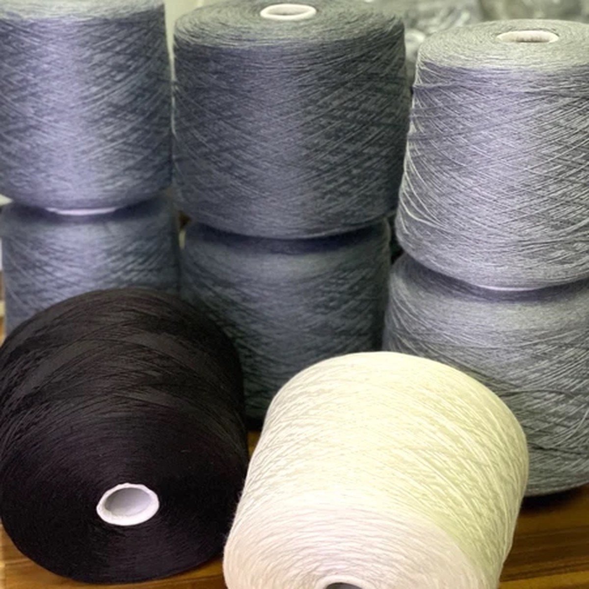 Italian SILK MERINO WOOL Cone Yarn for Knitting Luxurious USA TARIFF FREE