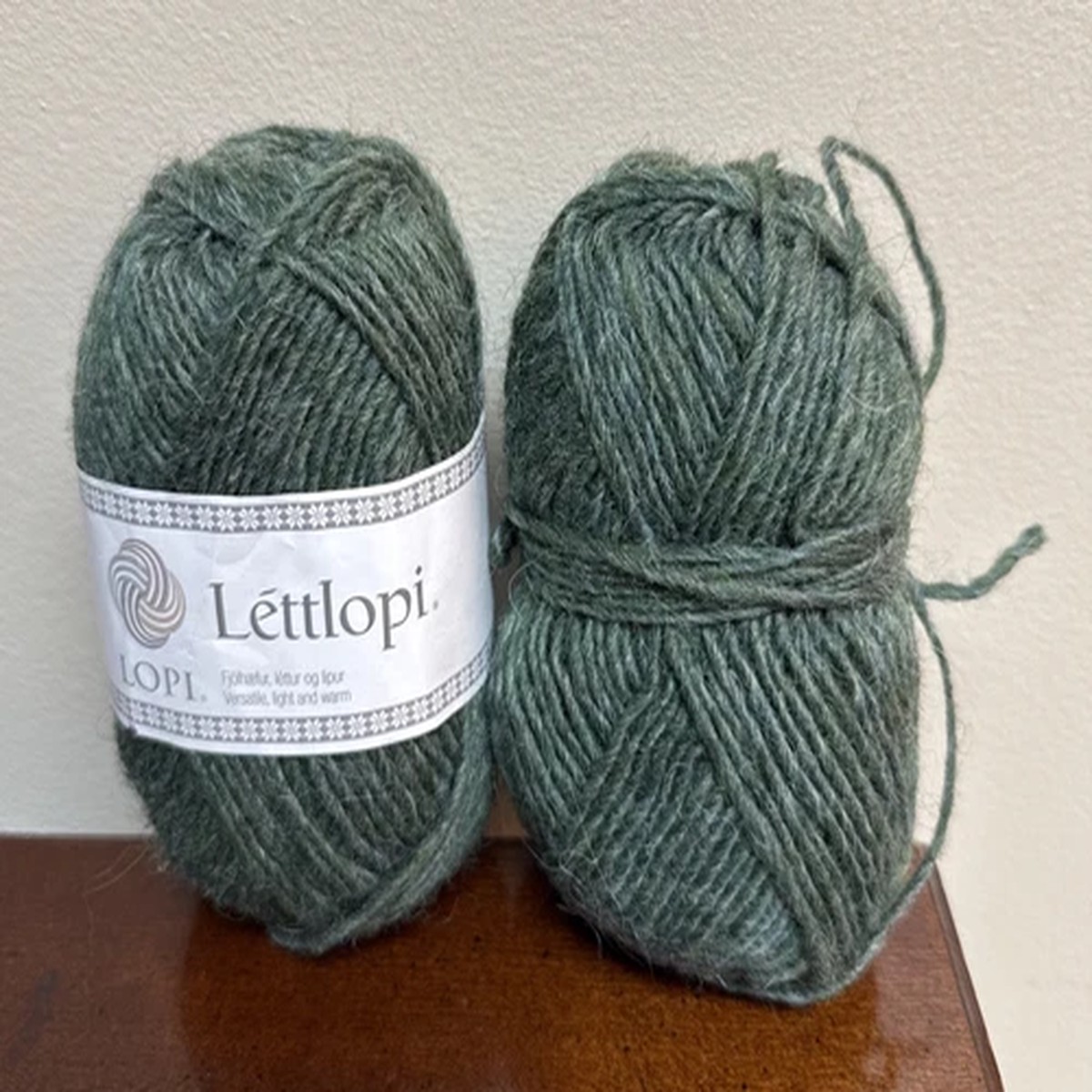 Lot of Lettlopi Yarn 100% Pure New Wool Lyme Grass 1706 - Same Dye
