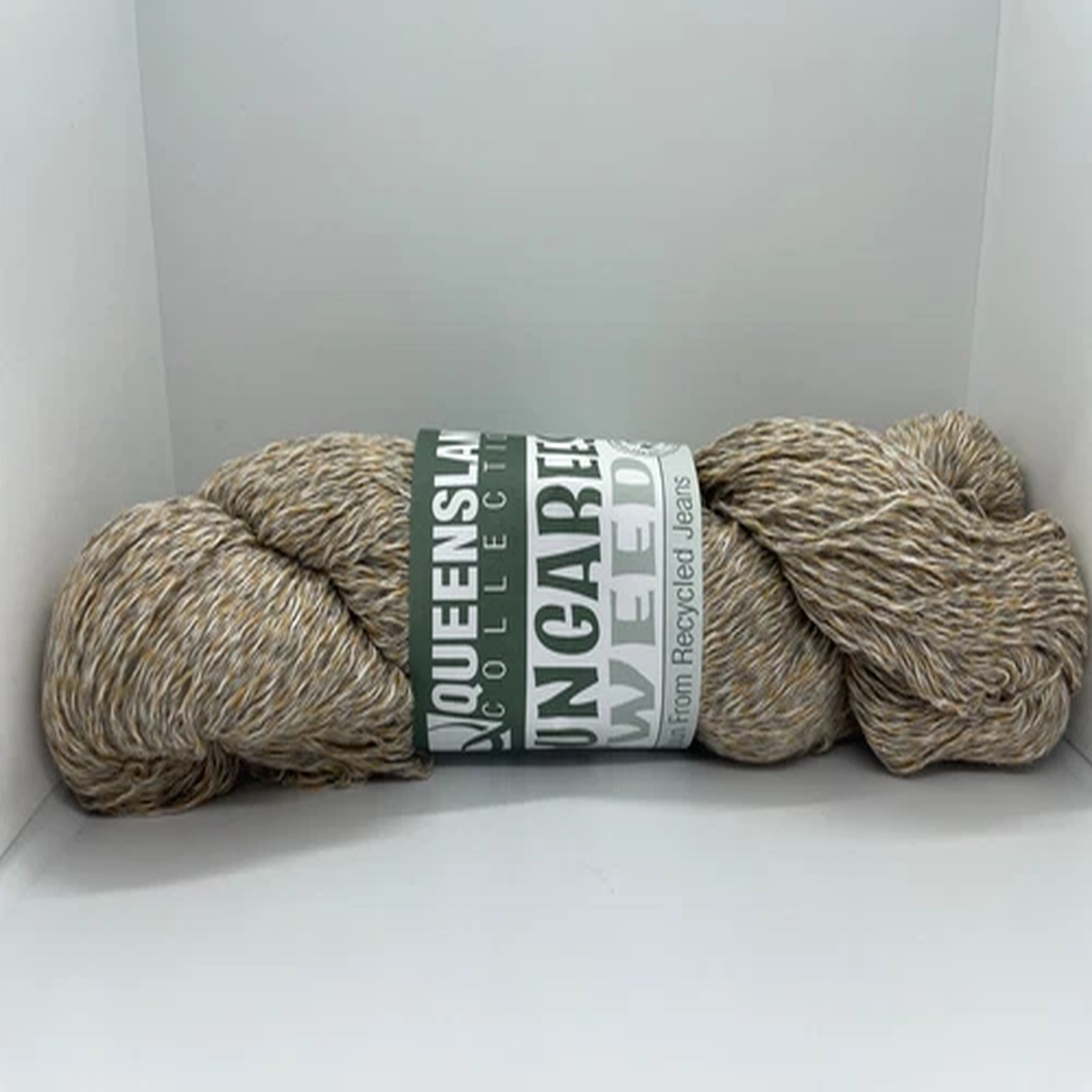 Queensland Dungarees Tweed Yarn 1002 Sturt Stony Cotton Super Fine 100g 437yds