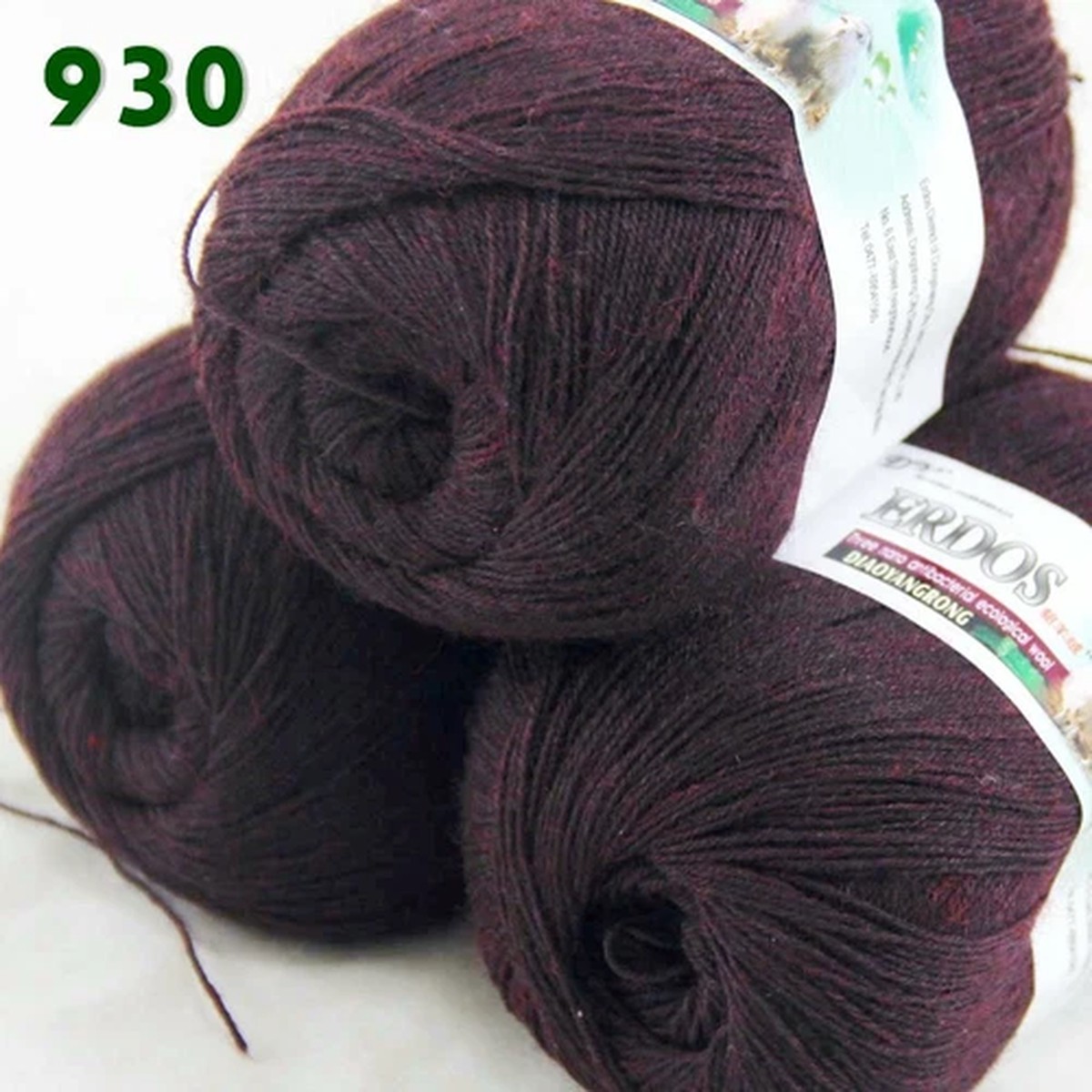 Sale 3 Ballsx50gr LACE Acrylic Wool Cashmere Rugs Hand Crocheted Yarn 30