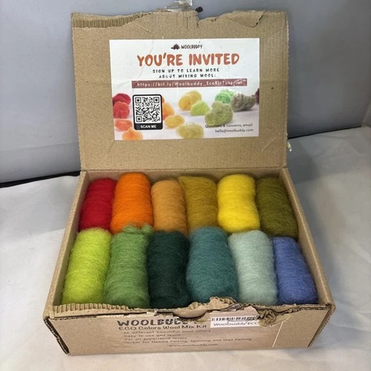 Wool Buddy ECO Colors Wool Mix Kit 24 Colors