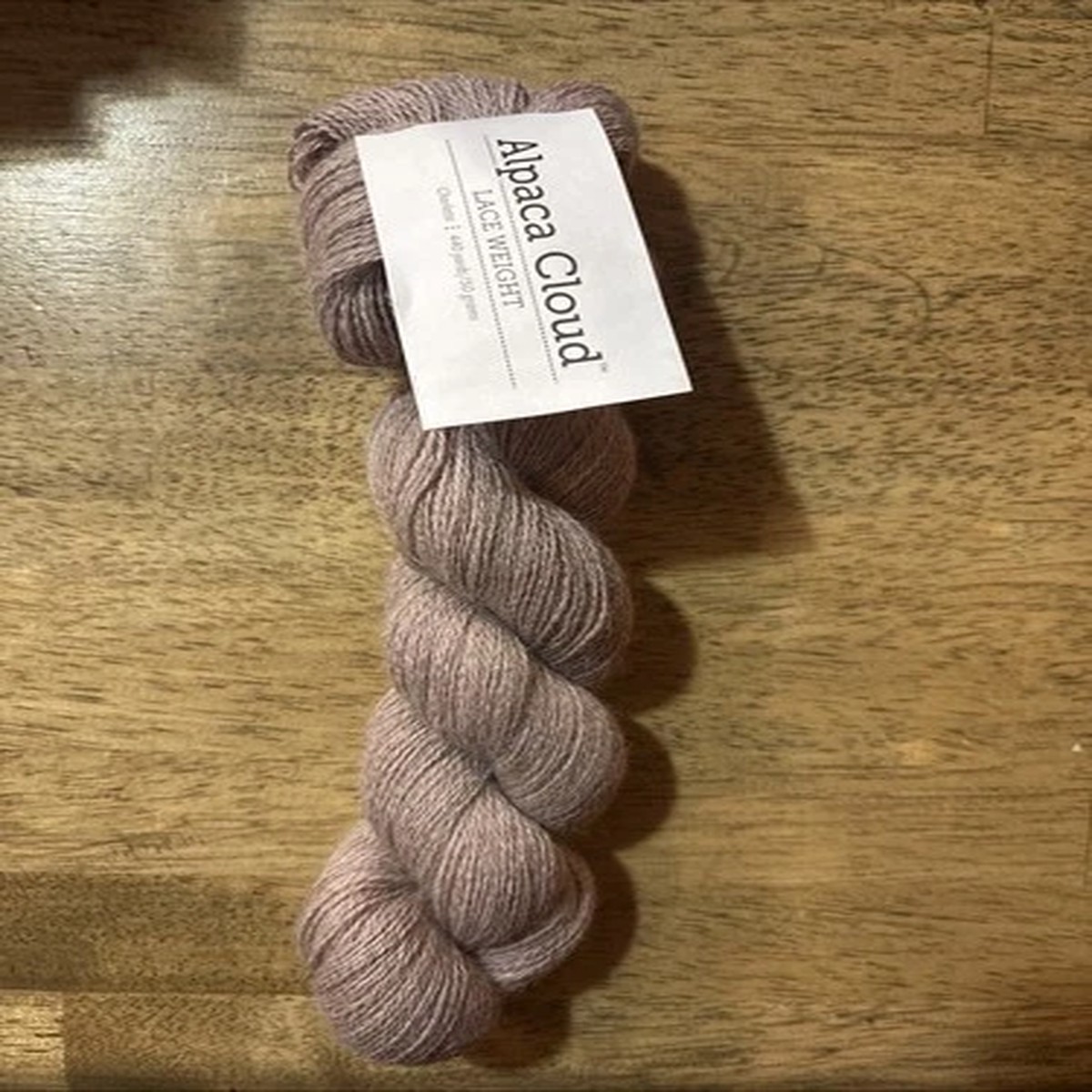 Alpaca Cloud Lace Weight Charlotte 100% Baby Alpaca Yarn 440 Yds