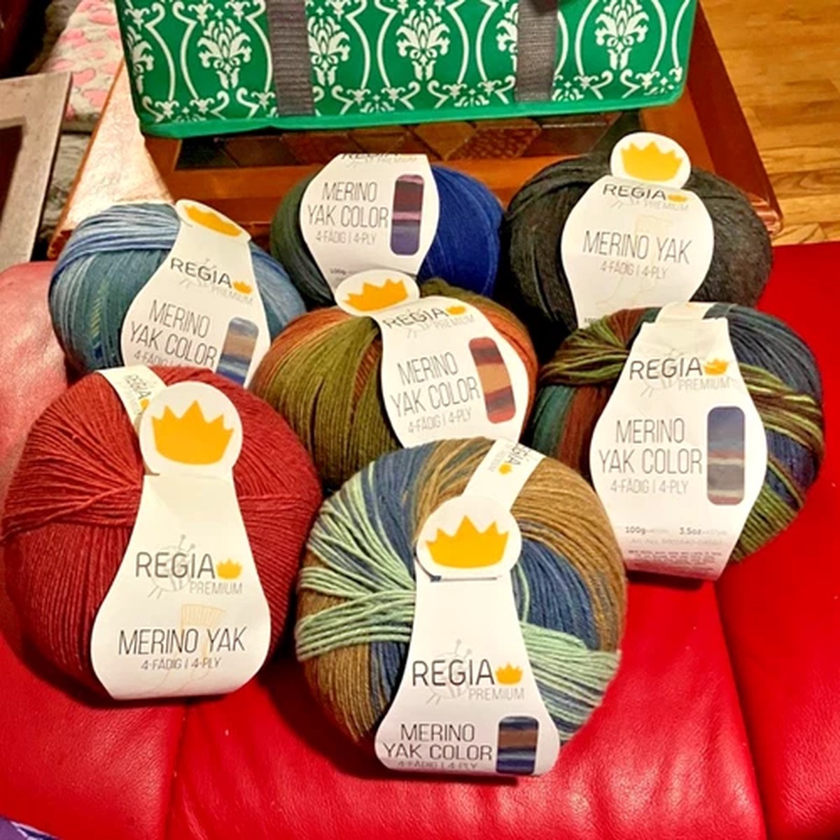 REGIA MERINO YAK COLOR sock yarn- 6 colors