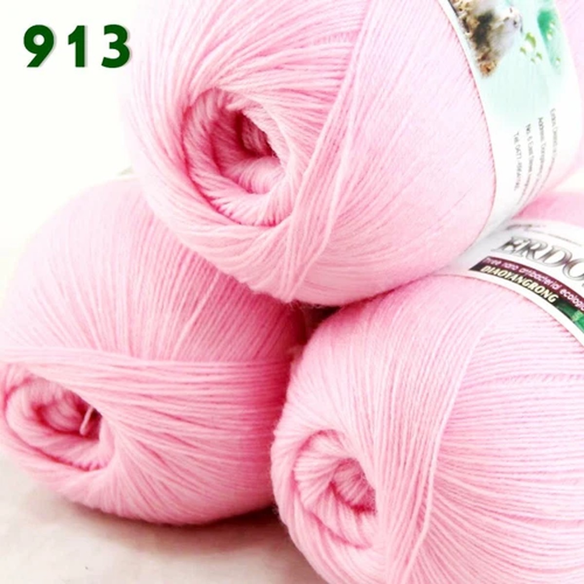 Sale 3 Ballsx50gr LACE Acrylic Wool Cashmere Rugs Hand Crocheted Yarn 13