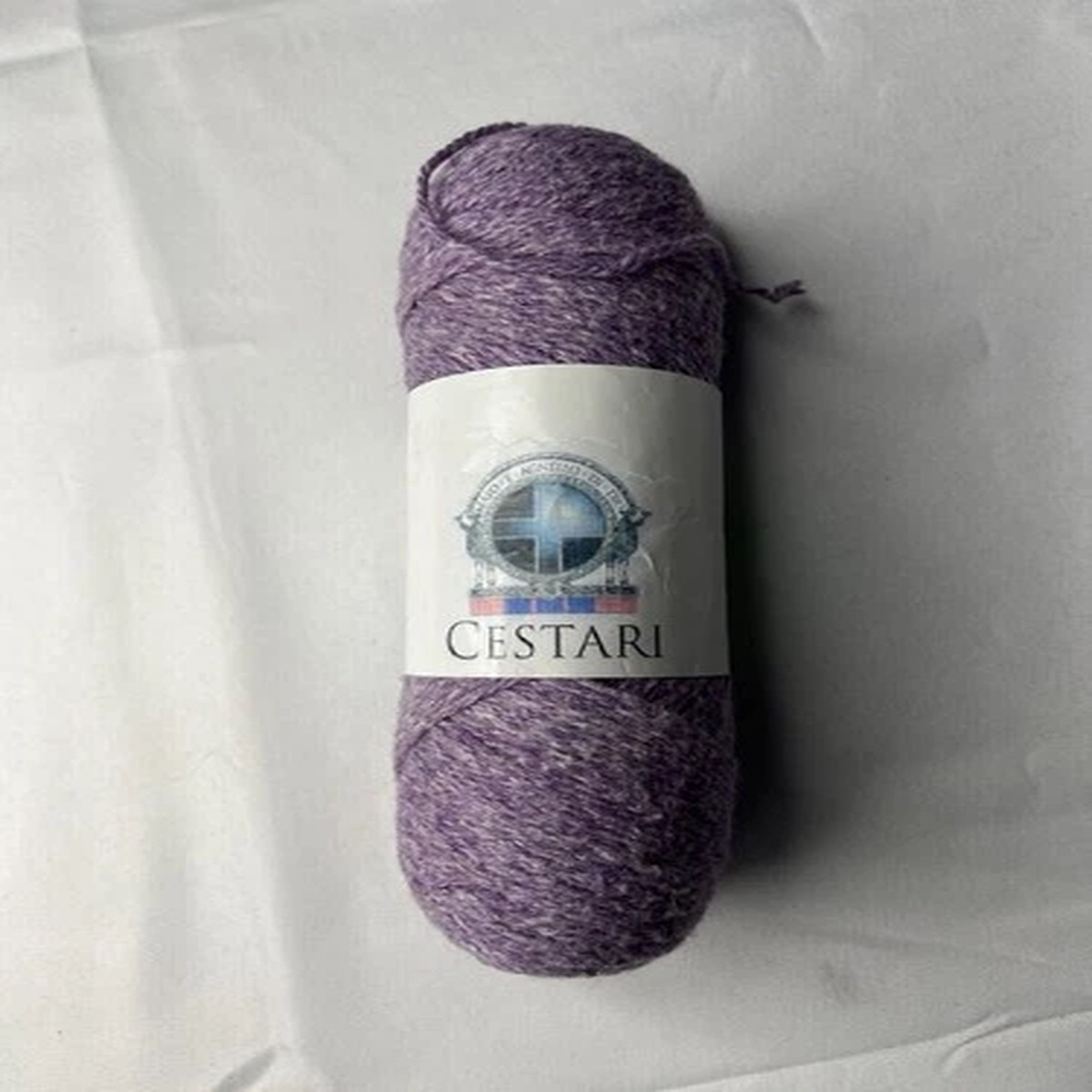 Cestari Lilac Heather Cotton Wool Blend Yarn DK 290 Yds New